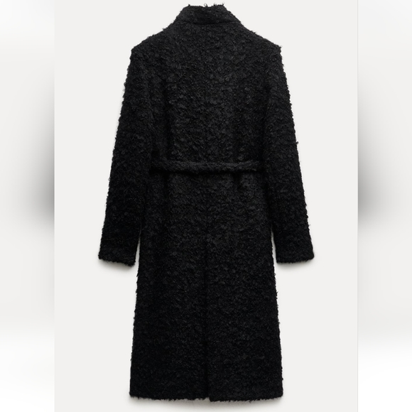 Zara MANTECO WOOL BOUCLE COAT ZW COLLECTION - Picture 8 of 13